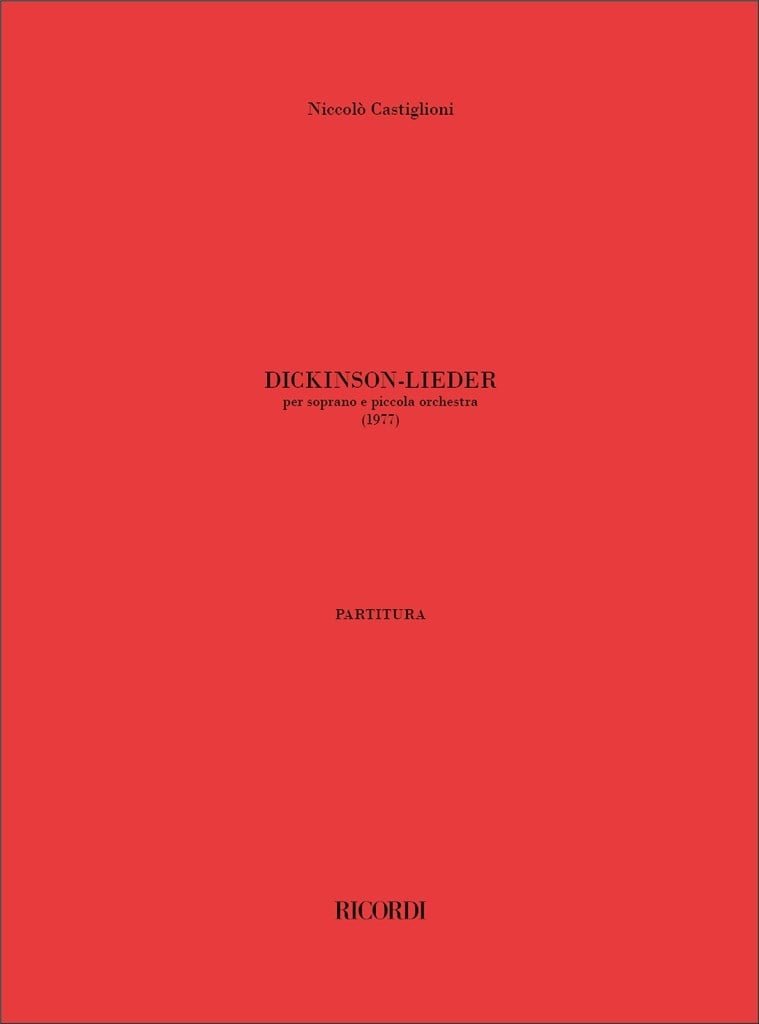 Dickinson - Lieder